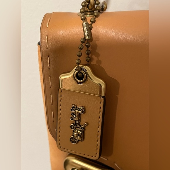 Coach 1941 Swagger Chain Crossbody Bag Camel Color - Picture 10 of 16